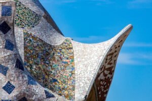 Gaudi's Parc Guell in Barcelona - Spain