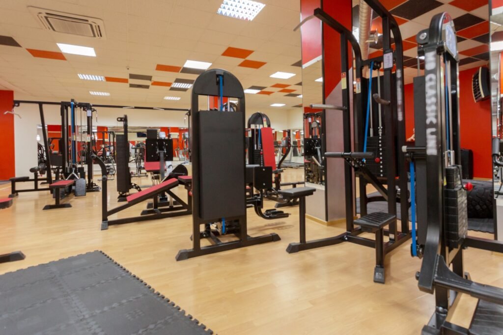 Equipments in the gym